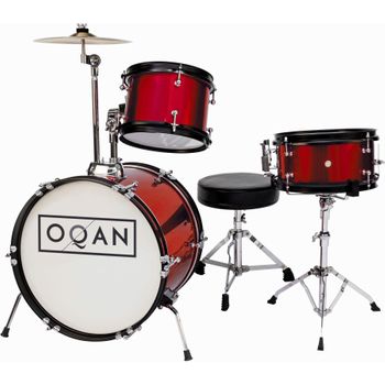 Bateria Infantil Oqan Qpa-3 Kids Red