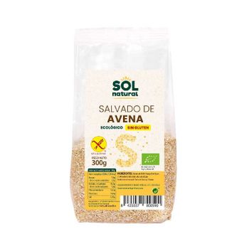 Salvado De Avena Sin Gluten Bio 300g Sol Natural