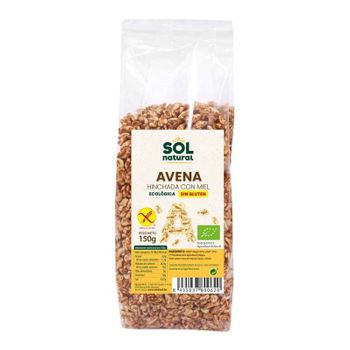 Avena Hinchada Con Miel Sin Gluten Bio 150g Sol Natural