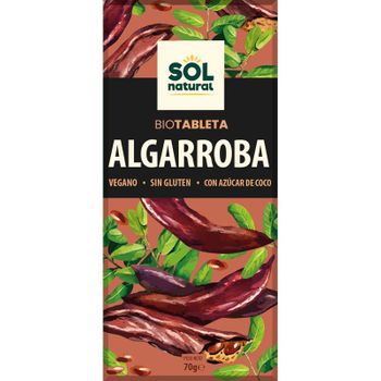 Tableta De Algarroba Bio 70g Sol Natural