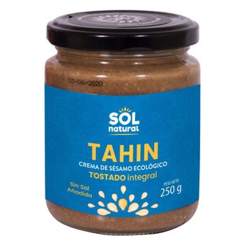 Tahin Tostado Bio 250g Sol Natural