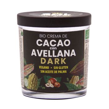 Crema De Cacao Negro Con Avellanas Bio 200g Sol Natural