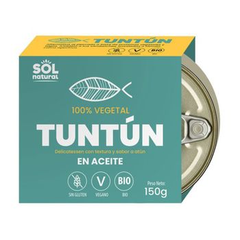 Tuntun Atun Vegano En Aceite Bio 150g Sol Natural