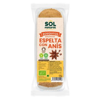 Rosquitos De Espelta Con Anis Bio 150 G Sol Natural