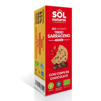 Cookies Trigo Sarraceno Con Chips De Chocolate Bio 170g Sol Natural