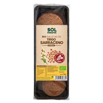 Galletas De Trigo Sarraceno Endulzada Con Datil Bio 170g Sol