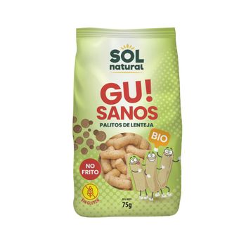 Gusanitos Gu Sanos De Lenteja Bio Sol Natural 75 G