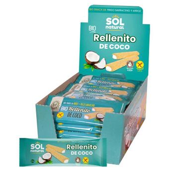 Rellenito De Coco Bio Sin Gluten 24x25g Sol Natural