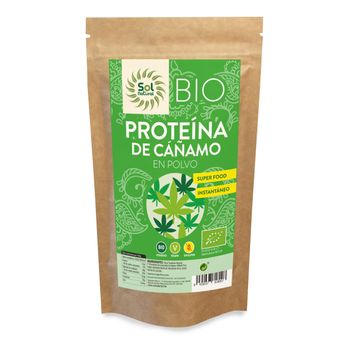 Proteína De Cáñamo Bio Sol Natural 250 G