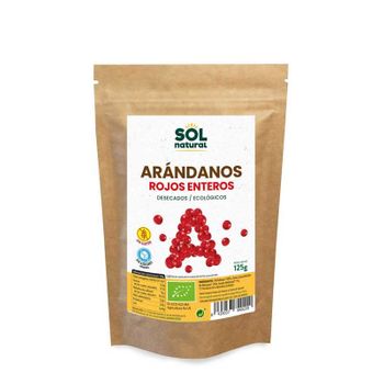 Arandanos Rojos Sin Azucar Bio 125g Sol Natural