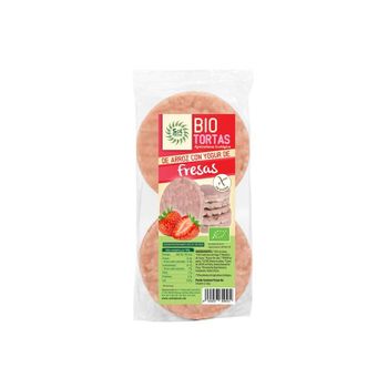 Tortitas De Arroz Yogurt Con Fresa S/g Bio 100g Sol Natural