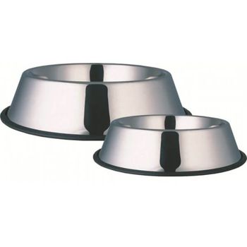 Comedero Perros Inox. Antideslizante 0.30l.15cms.puppy (cachorros) Wuapu