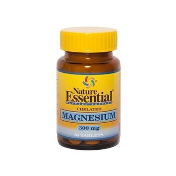 Magnesio (quelado) 300 Mg Nature Essentials, 50 Cápsulas