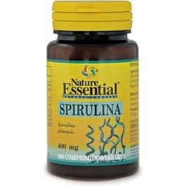 Nature Essential Espirulina 400 Mg 100 Tabletas