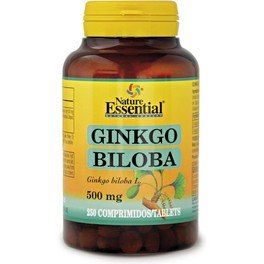 Nature Essential Ginkgo Biloba 500 Mg 250 Tabletas