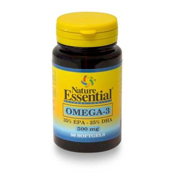 Omega-3 500 Mg (epa 35% Dha25%) Nature Essential, 50 Perlas