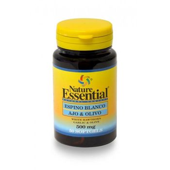 Espino Blanco Ajo Y Olivo 500 Mg Nature Essential, 50 Perlas