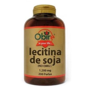 Lecitina De Soja 1200 Mg Obire 200 Cápsulas