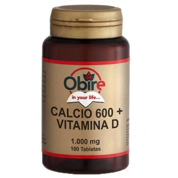 Calcio 500 Y Vitamina D 1000 Mg Obire, 100 Comprimidos