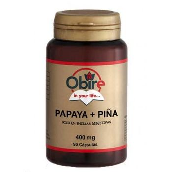 Papaya Y Piña 400 Mg Obire, 90 Cápsulas