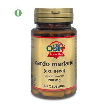 Cardo Mariano (extracto Seco) 200 Mg Obire, 60 Cápsulas