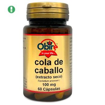 Cola Caballo 100mg (extracto Seco Equivalente A 500 Mg De Planta En Polvo) Obire 60 Cápsulas