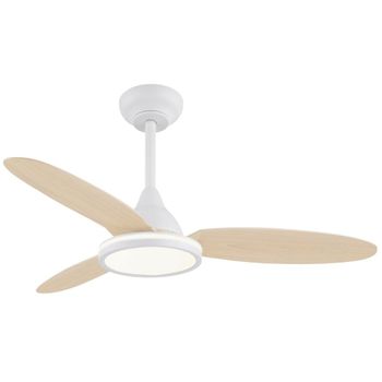 Akunadecor - Ventilador De Techo Metal Blanco Mahon