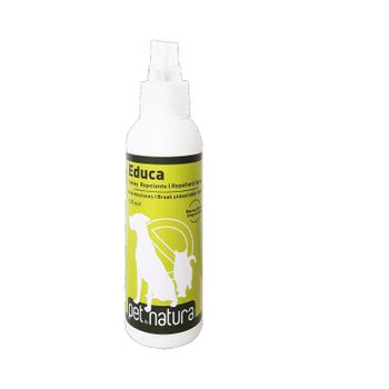 Petnatura Educa, Deshabituador De Malos Hábitos, Evita Micciones, Spray Educador Para Perros Y Gatos, 125 Ml