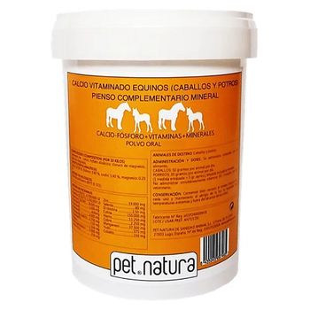 Petnatura Calcio Vitaminado Equinos 1000 Gr