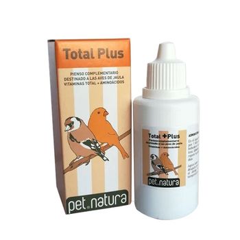 Pienso Complementario Pet Natura Total 25 Ml Para Aves De Jaula. Suplemento Vitamínico Para Pájaros