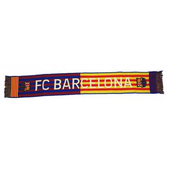 Bufanda Oficial Fc Barcelona Bicolor Azul Y Grana Y Bandera Señera