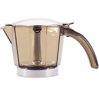 Repuesto De Jarra De Cafetera Emk9 Compatible Con Jarra Moka Alicia Delongui Para 9 Tazas Color Marrón Semitransparente Resistente Libre De Bpa