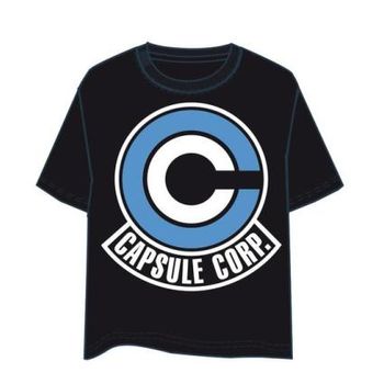 Camiseta Dragon Ball Capsule Corp Logo S