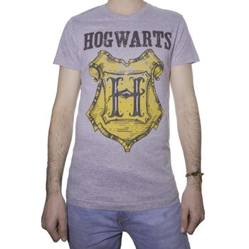 Camiseta Harry Potter Hogwarts Gris M