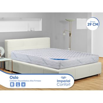 Imperial Confort Oslo -colchón Viscoelástico Alta Firmeza - 150x180 - Grosor 21 Cm