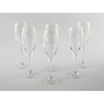 Set De 6 Copas De Champan 5x5x21,5cm Montecarlos