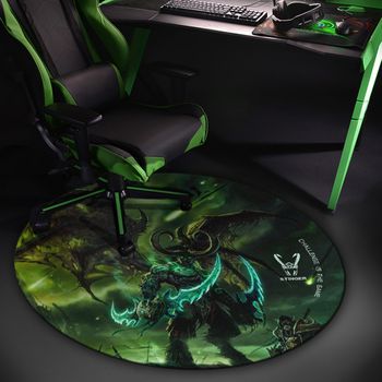 120CM Chair Mat Alfombra Gaming Suelo Alfombrilla para Silla para