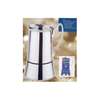 Cafetera Italiana Monix Vitro Noir de Aluminio, 12 Tazas - 11.96