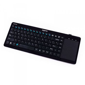 Trust Teclado Mecánico Inalámbrico TV Touchpad Veza Negro