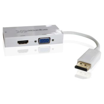 Adaptador Approx Appc37 De Display Port A Vga, Dvi Y Hdmi