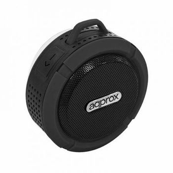 Altavoz Bluetooth Approx Appspwpb Black - 3w Rms - Waterproo