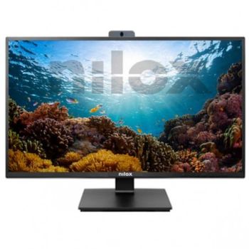 Nilox - Monitor 24" Con Webcam Full Hd Y Regulable En Altura