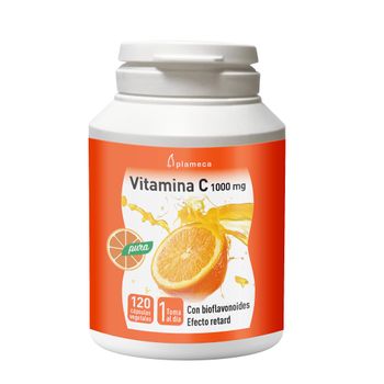 Vitamina C 1000 Mg Plameca 120 Cápsulas
