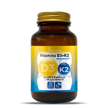 Plameca Vitamina D3+k2 60 Cápsulas Vegetales