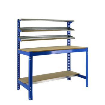 Banco De Trabajo Industrial Bt6 Metalic 1800 Azul 830x1800x730 Mm con  Ofertas en Carrefour