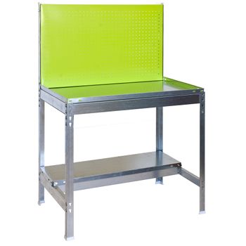 Banco De Trabajo Bt2 900x600 Verde/galva 1440x900x600mm