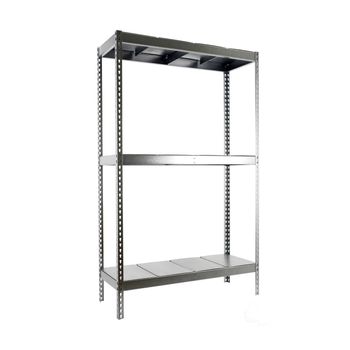 Estanteria Media Carga Ecoforte 1504-3 Metal Galva/galva 2000x1500x450 Mm