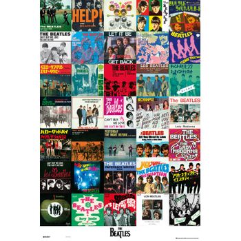 Maxi Poster Portadas Los Beatles