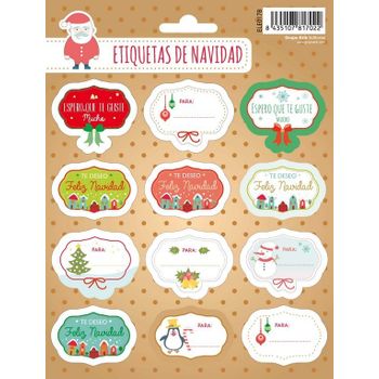 Etiquetas Navidad Mensajitos