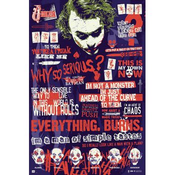Maxi Poster Batman The Dark Knight Joker Citas
